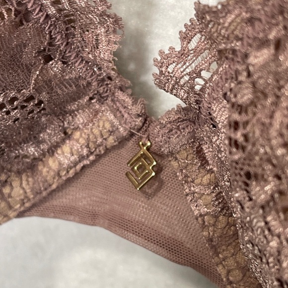 ThirdLove 24/7 Lace Contour Plunge Bra Twilight 38E - Picture 4 of 8